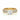 1 Ct Round Shaped Three Row Pave Diamond Engagement Ring In Yellow Gold