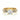 1.50 Ct Round And baguette Cut Prong Setting Lab Diamond Ring In Yellow Gold