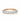 1.15 Ct  Round Cut 7 Stone Diamond Half Eternity Band In Rose Gold