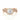 0.80 Ct Round Shaped Cirss Cross Halo Diamond Engagement Ring In Rose Gold