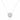 0.35 Ct Round Shaped Prong Set Halo Moissanite Pendant In White Gold
