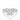 1.35 Ct Princess Cut Solitaire 4 Prong Setting Moissanite Ring In White Gold