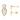 0.4 Carat Round & Pear Shape Bezel Lab Diamond Stud Earrings in Yellow Gold