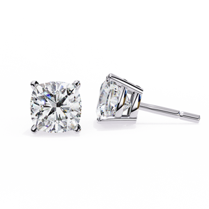 Cushion Cut Lab Grown Diamond Earrings